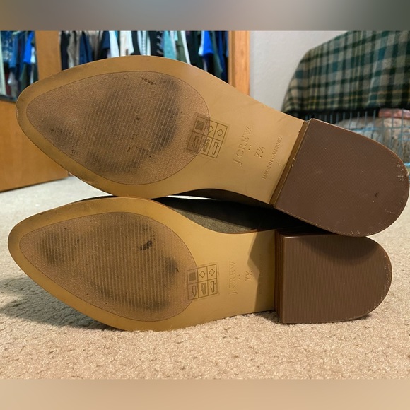 J.Crew Factory Frosty Olive Ankle Boots - only worn once - Picture 3 of 4